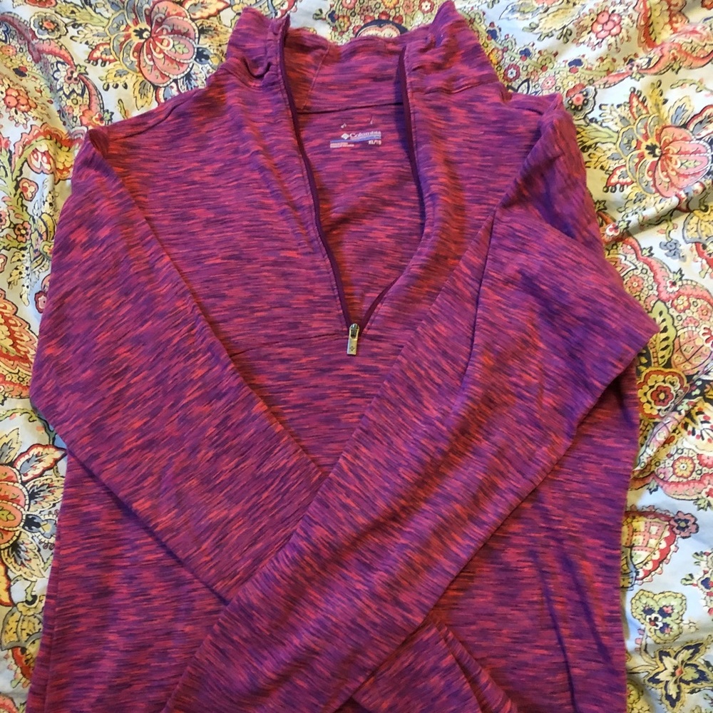 Columbia long sleeve pull over shirt